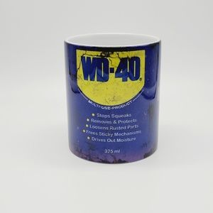 "Dirty" WD-40 Ceramic Coffee Mug